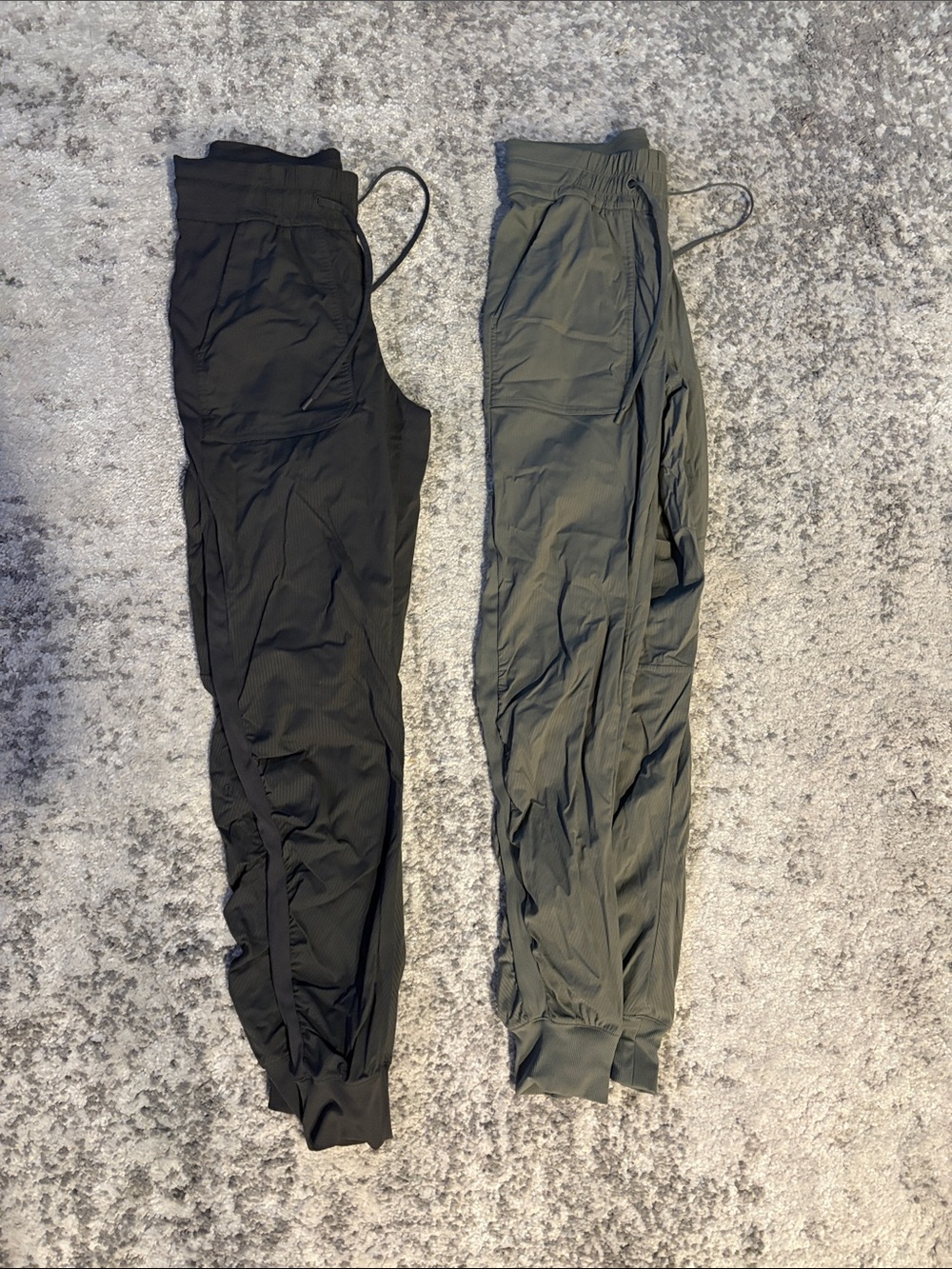 2 pair Lululemon Beyond the studio joggers